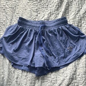 Women's Blue Athletic Shorts